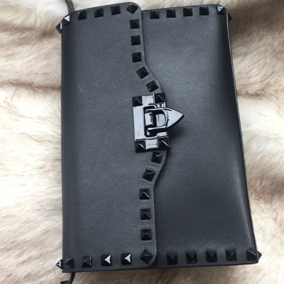 valentino black studs